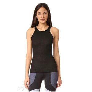 Splits59 Nico Ribbed Tank in Black.